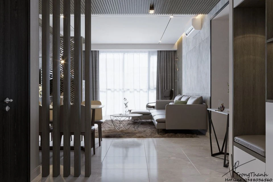 SketchUp Free Enscape Model Free Download Modern Living Room ID 100000208 (Trong Thanh)