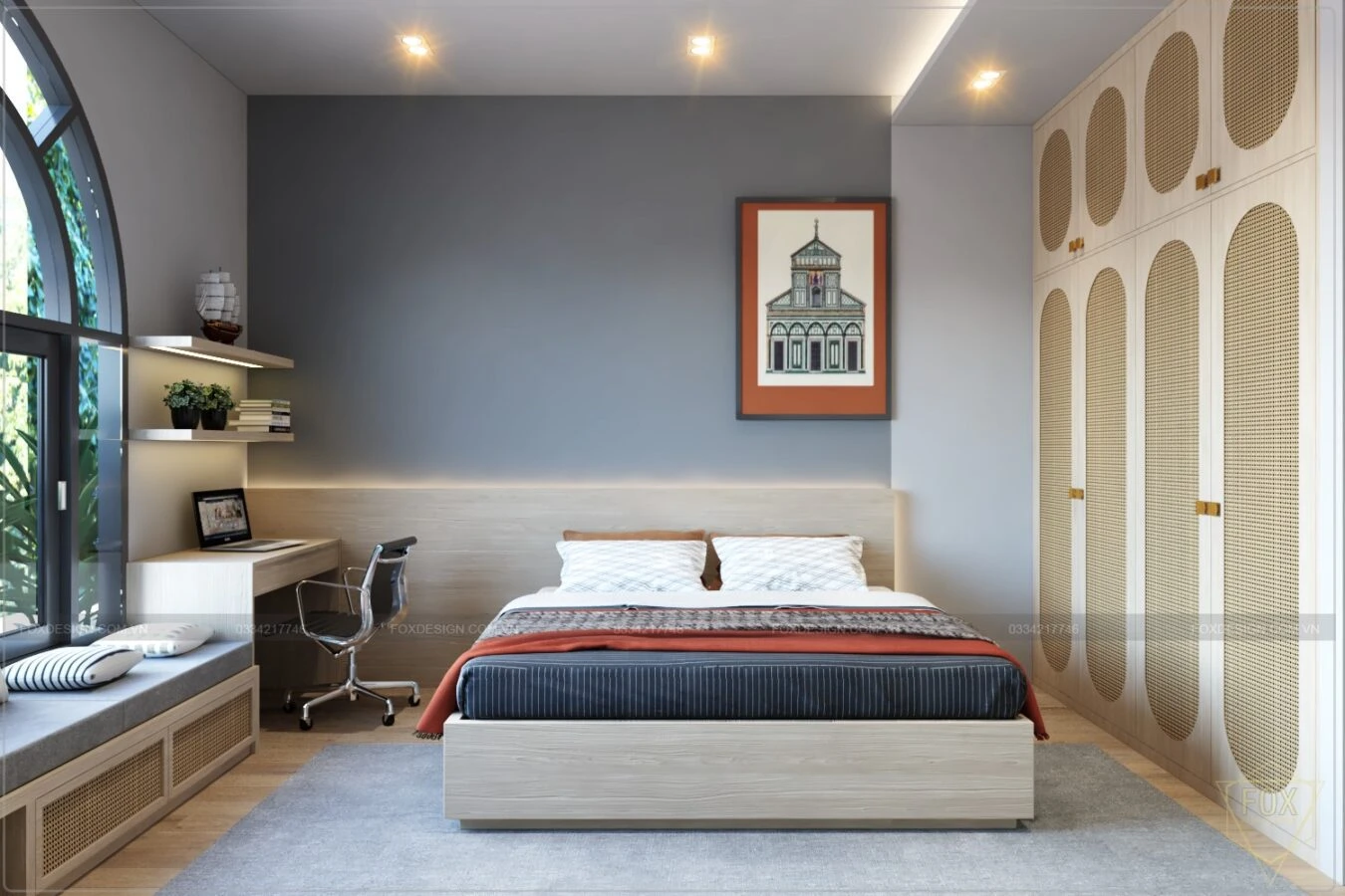 Enscape Model Free Download Vray Modern Bedroom ID 101000542 (Dai)