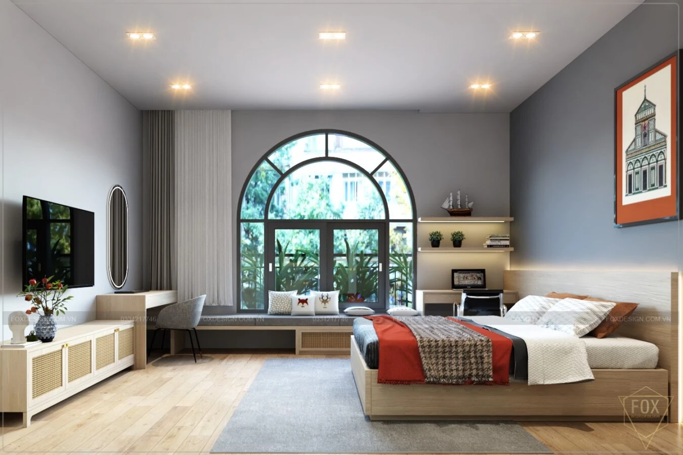 Enscape Model Free Download Vray Modern Bedroom ID 101000542 (Dai)