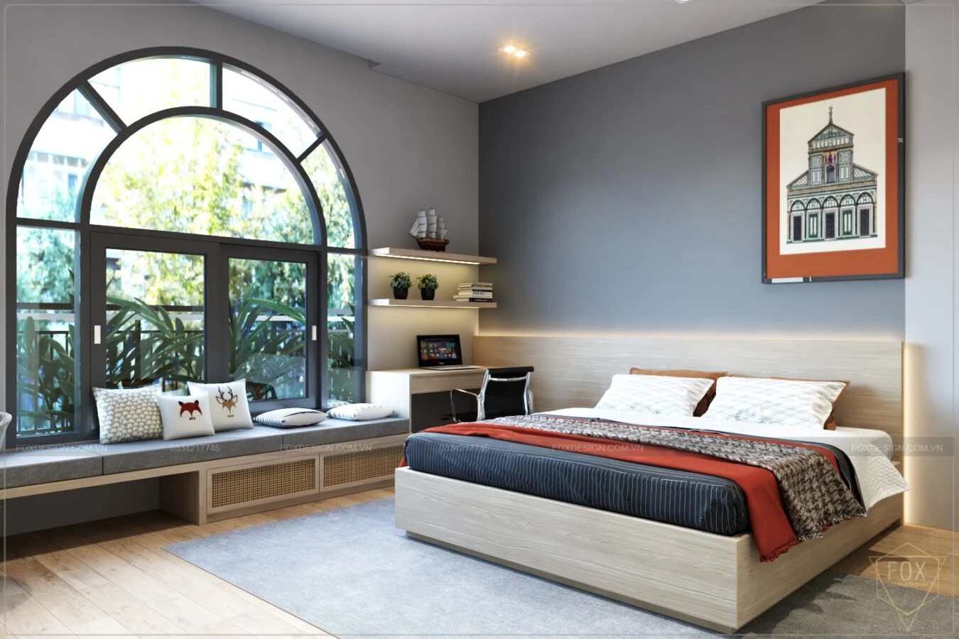 Enscape Model Free Download Vray Modern Bedroom ID 101000542 (Dai)