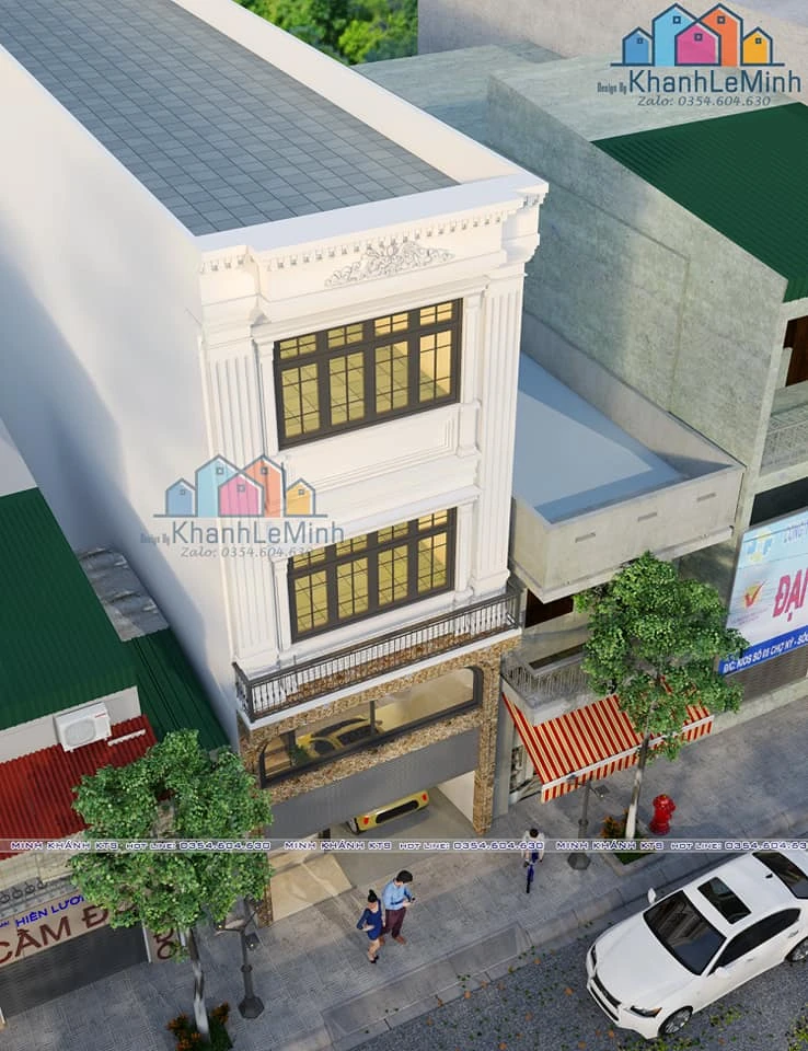 SketchUp Free Enscape Model Free Download Vray Modern Exterior ID 101000549 (Khanh Le Minh)