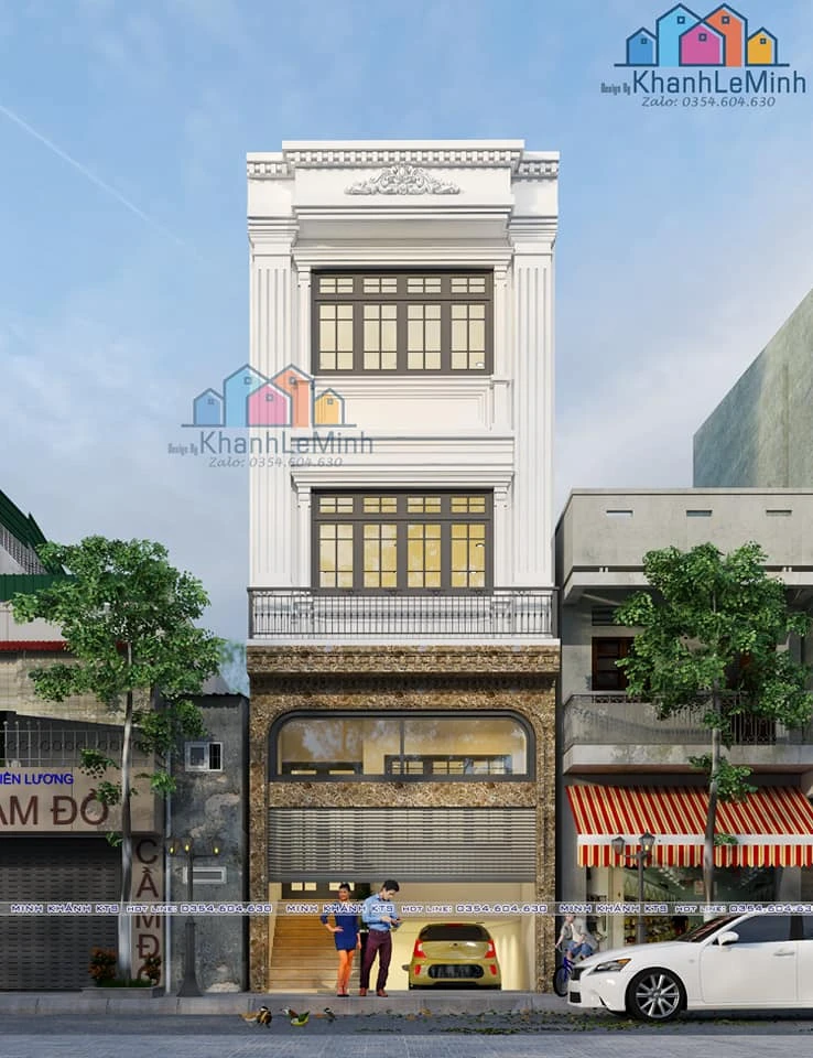 SketchUp Free Enscape Model Free Download Vray Modern Exterior ID 101000549 (Khanh Le Minh)