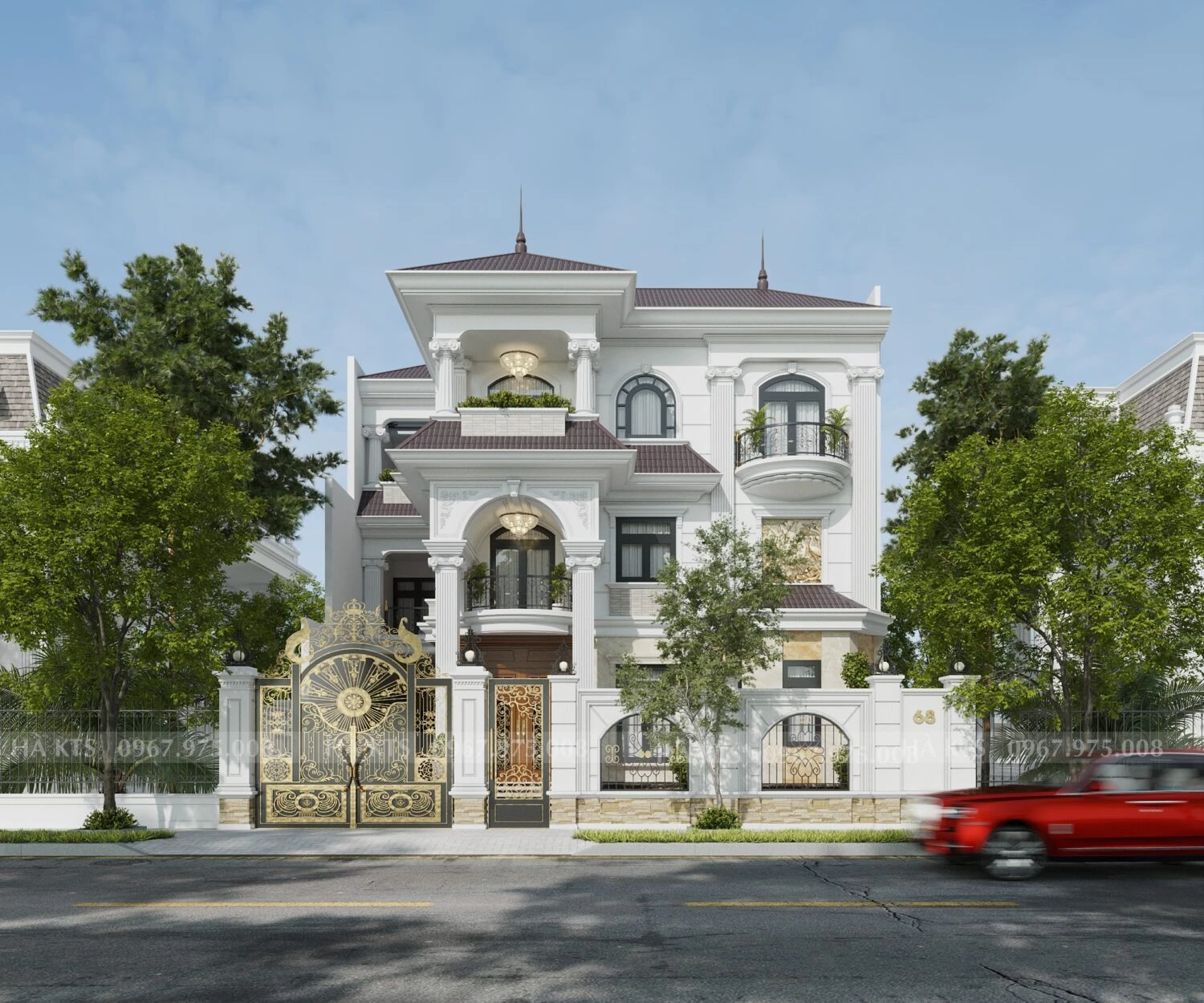 Exterior Classical Sketchup Model Free Download ID 101000261 (Ha)