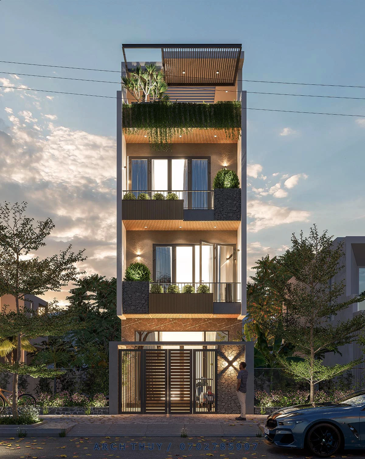Exterior Enscape Model Free Download Enscape Modern ID 101000469 (Arch Thuy)