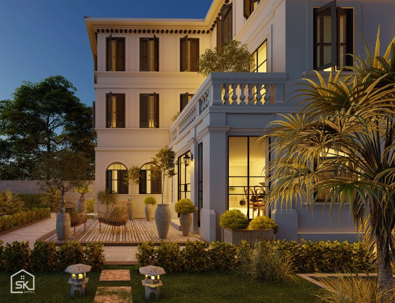 SketchUp Free Exterior Free Sketchup Models Download Modern ID 101000416 (Phan Khoi)