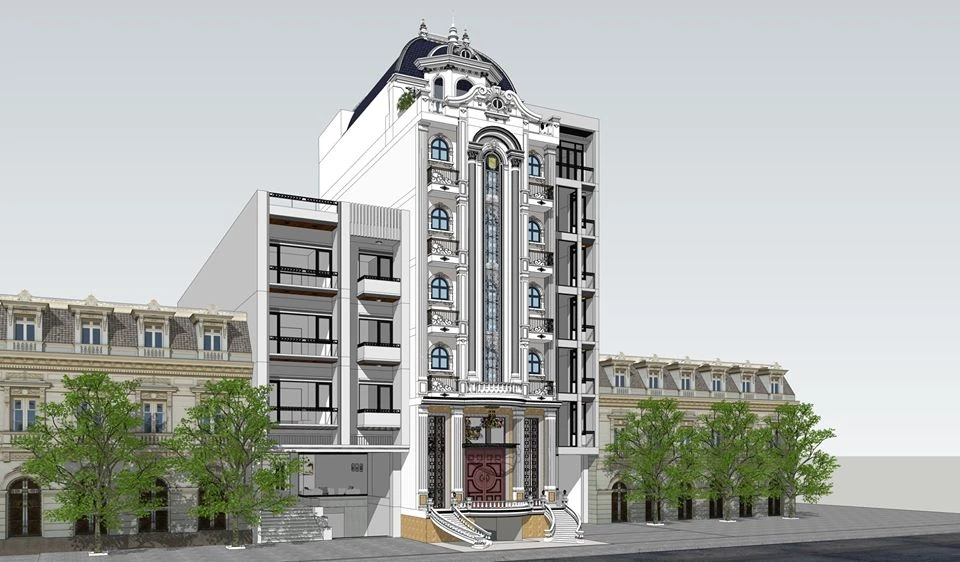 Exterior Free Sketchup Models Download Modern ID 101000696 (Linh Free)