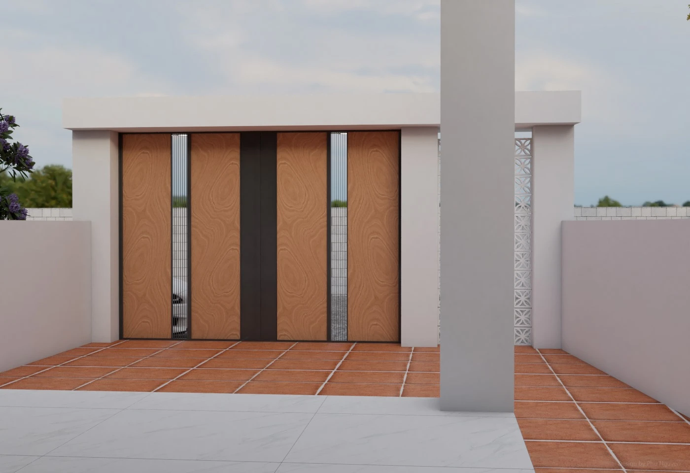 SketchUp Free Exterior Free Sketchup Models Modern ID 101000402 (Phu Nguyen)