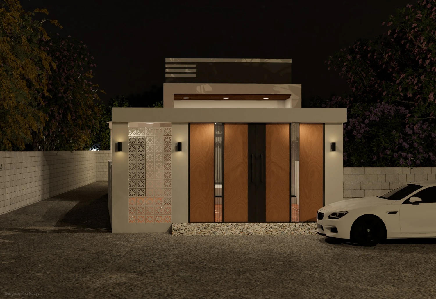 SketchUp Free Exterior Free Sketchup Models Modern ID 101000402 (Phu Nguyen)