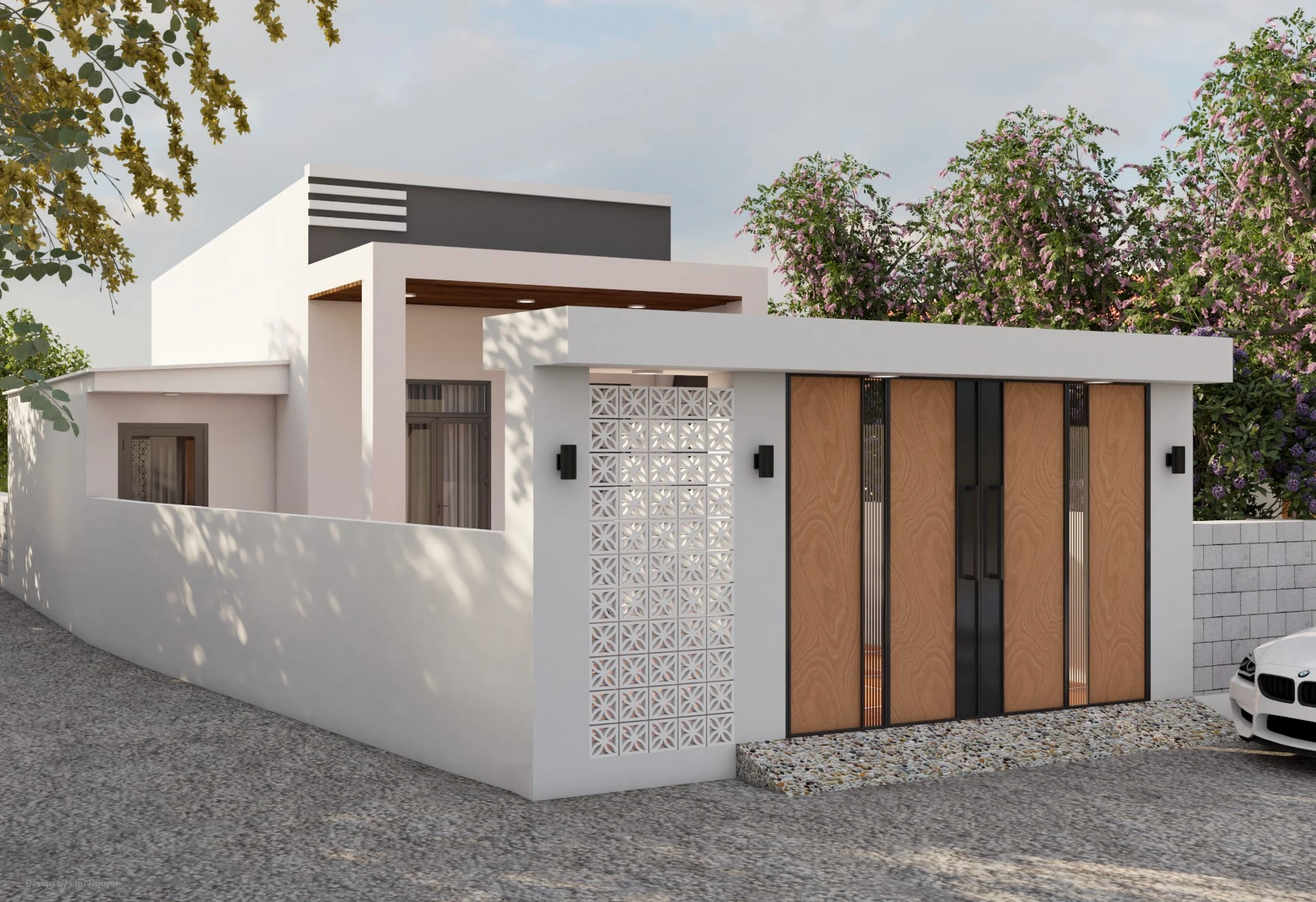 SketchUp Free Exterior Free Sketchup Models Modern ID 101000402 (Phu Nguyen)