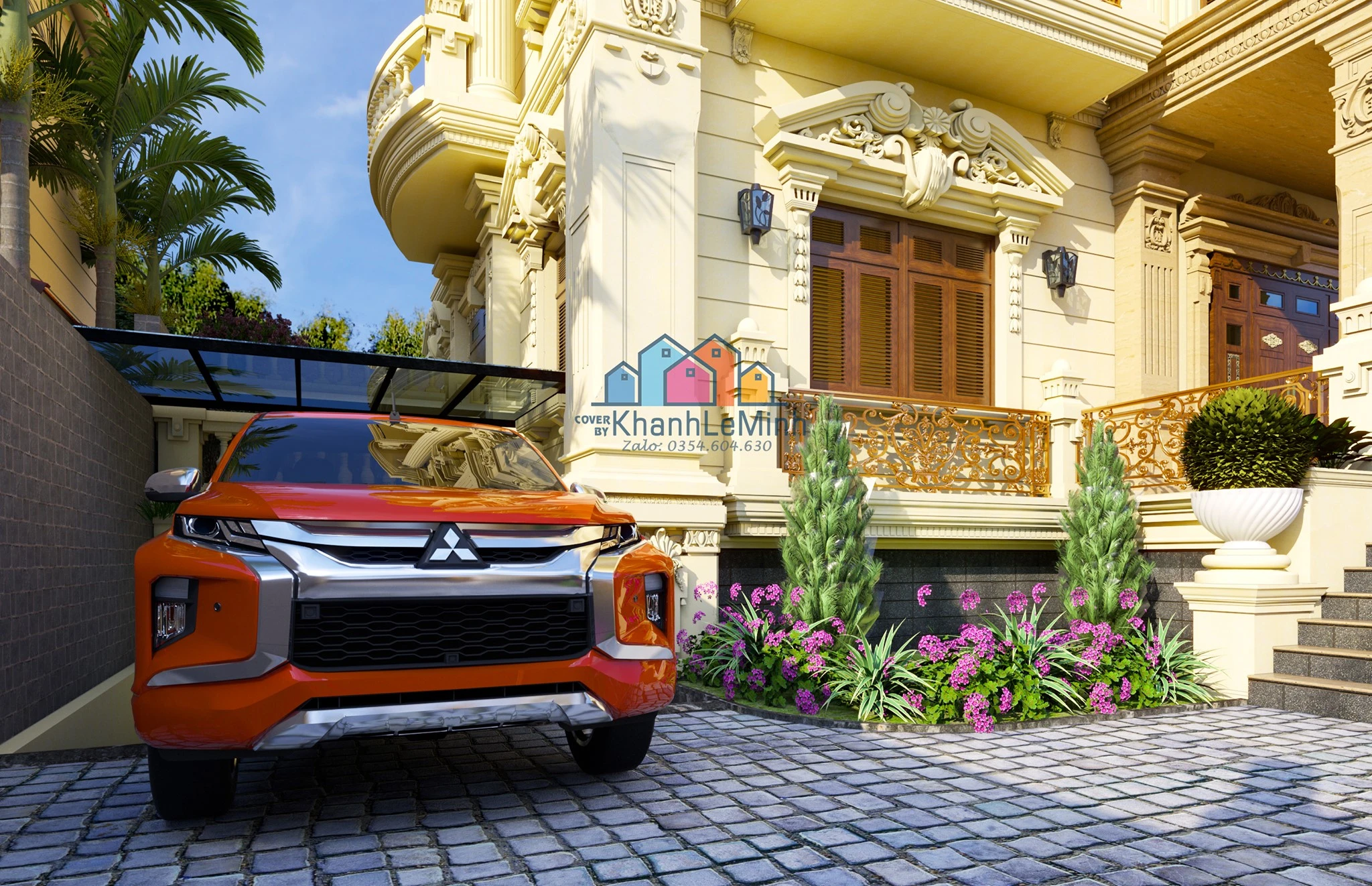 SketchUp Free Exterior Free Sketchup Models Modern ID 101000492 (Khanh)