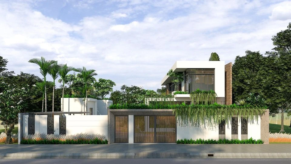 Exterior Free Sketchup Models Modern ID 101000572 (Tee Tran)