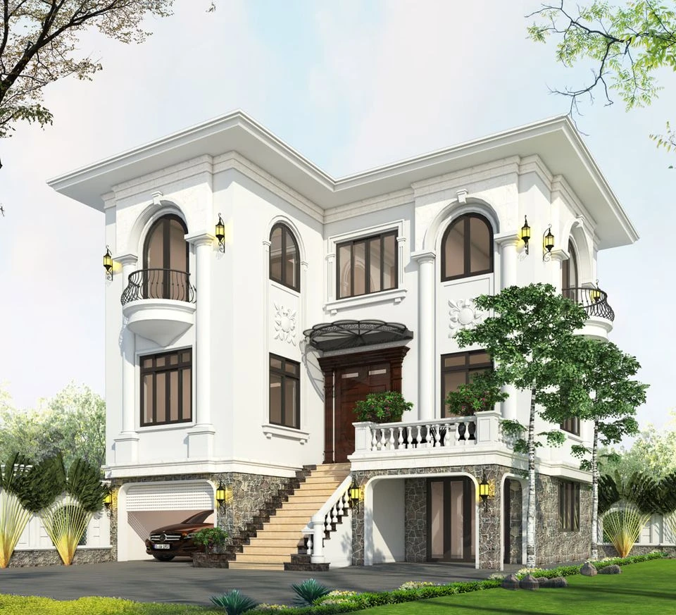Exterior Free Sketchup Models Modern ID 101000582 (Bo Cua Nhim)