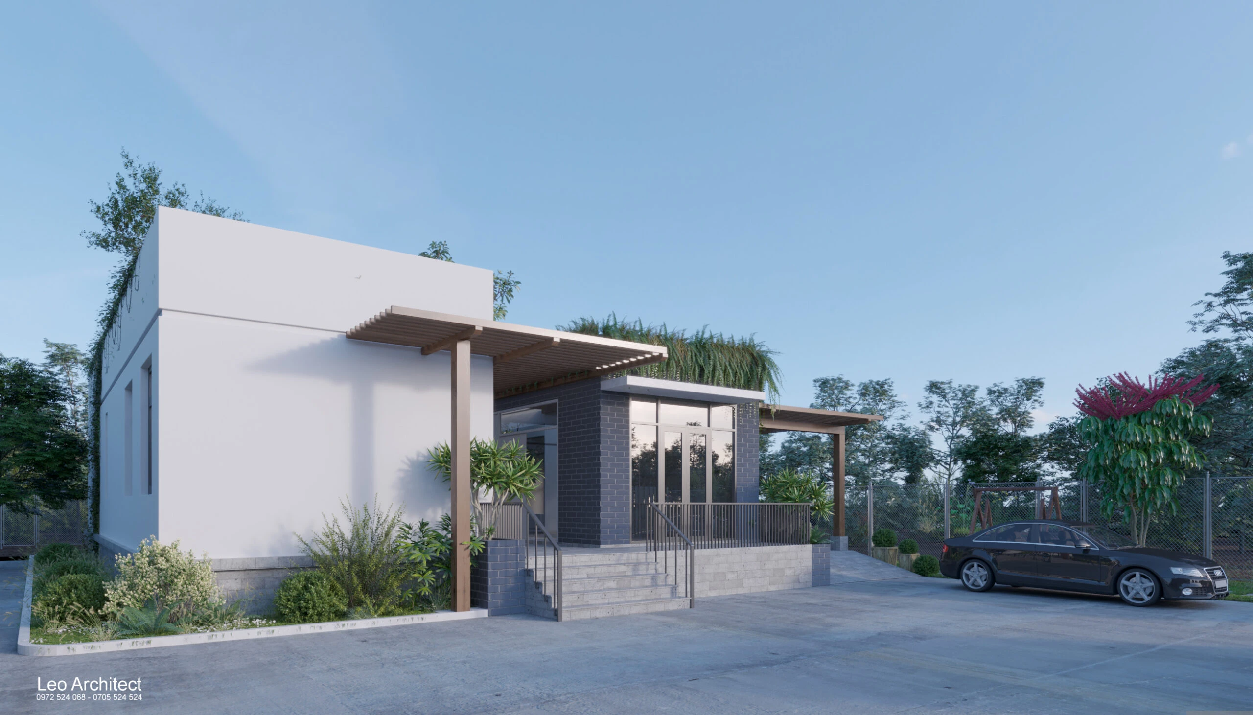 Exterior Free Sketchup Models Modern ID 101000672 (Leo Nguyen)