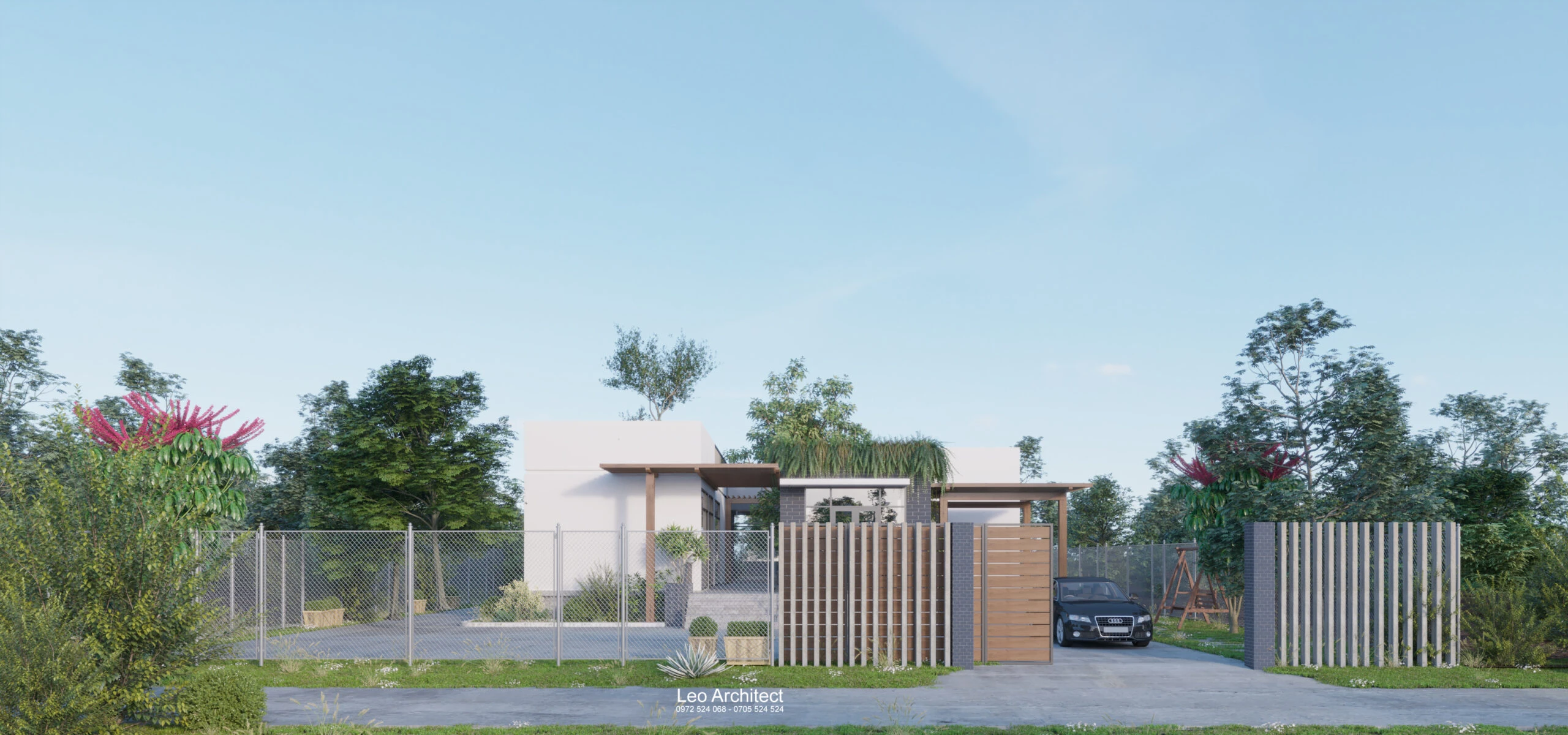 Exterior Free Sketchup Models Modern ID 101000672 (Leo Nguyen)