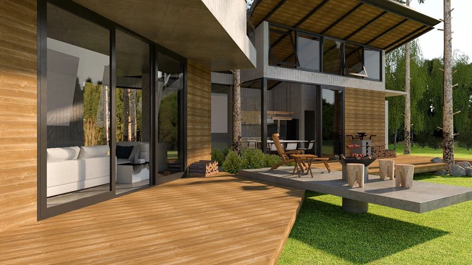 Exterior Free Sketchup Models Modern ID 101000682 (Ca Dui)