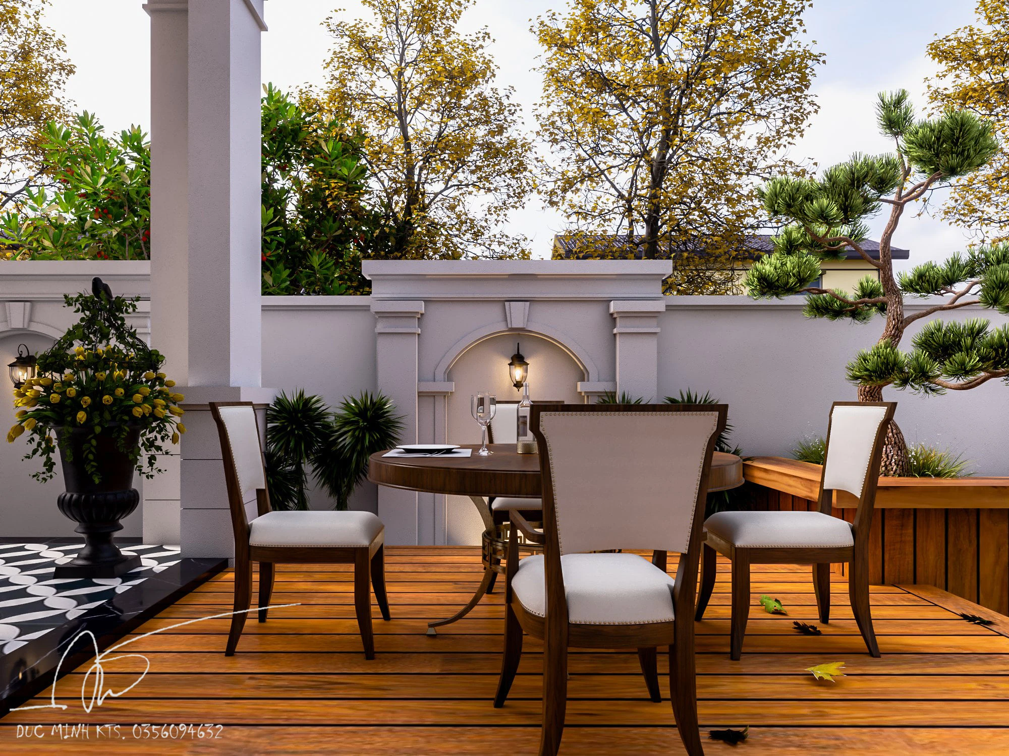 Exterior Free Sketchup Models Vray Modern ID 101000392 (Do Duc Minh)