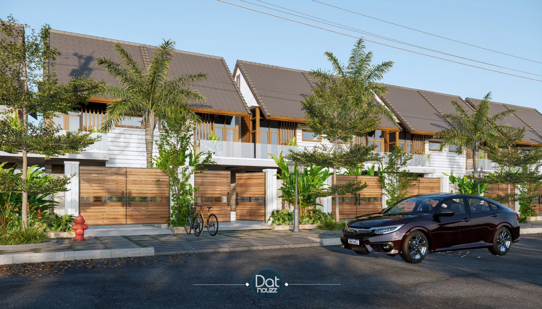 SketchUp Free Exterior Free Sketchup Scene Enscape Modern ID 101000557 (Dat Houzz)