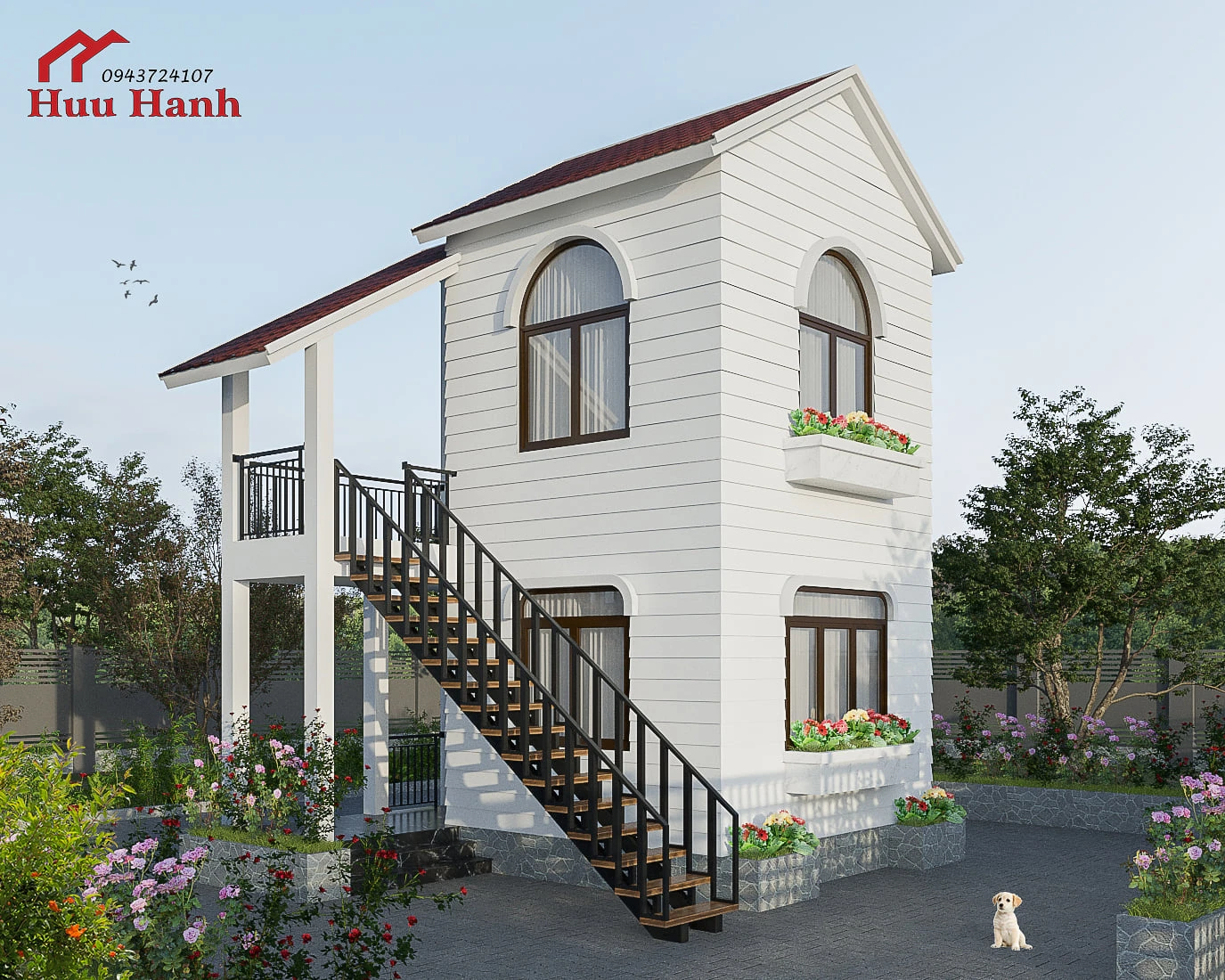 Exterior Free Sketchup Scene Modern ID 101000347 (Huu Hanh)