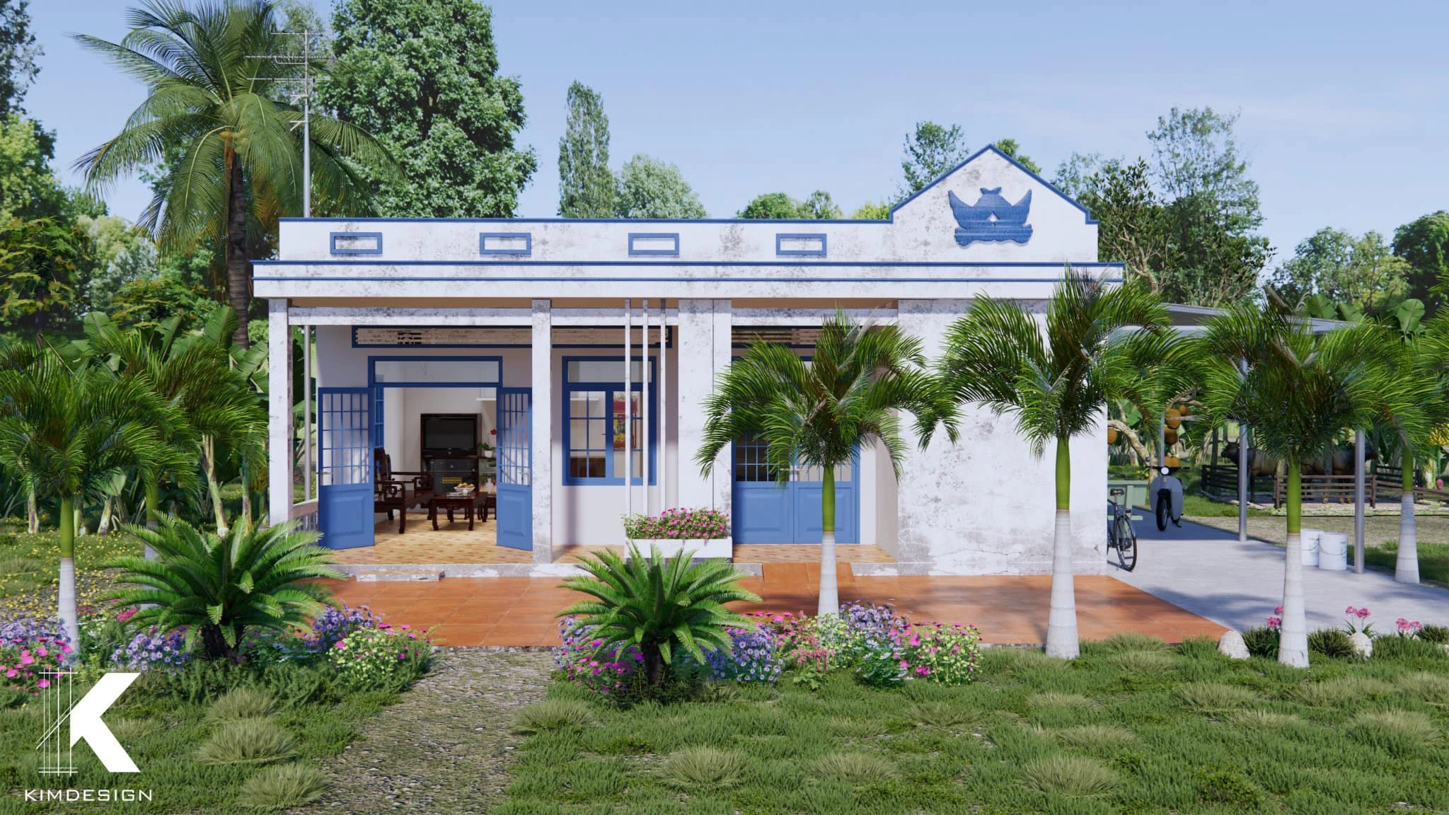 SketchUp Free Exterior Modern Enscape Free Sketchup Models ID 101000522 (Ngoc Kim)