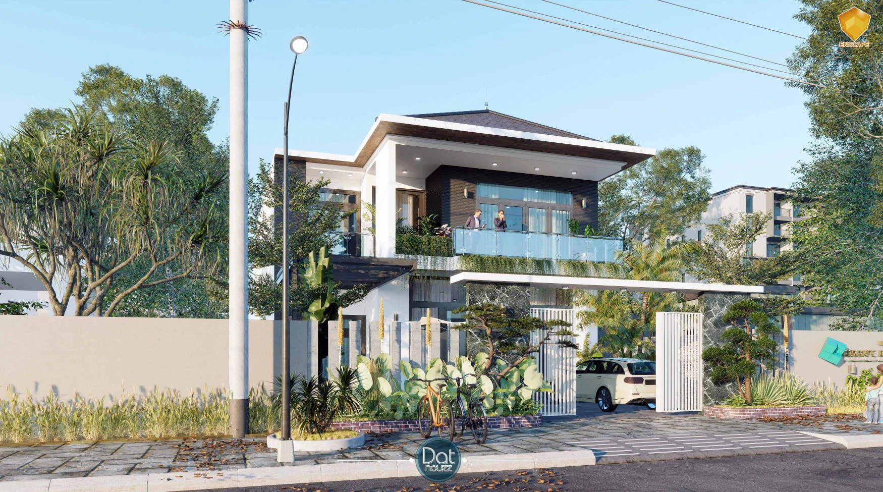 Exterior Modern Enscape Free Sketchup Models ID 101000532 (Dat Houzz)