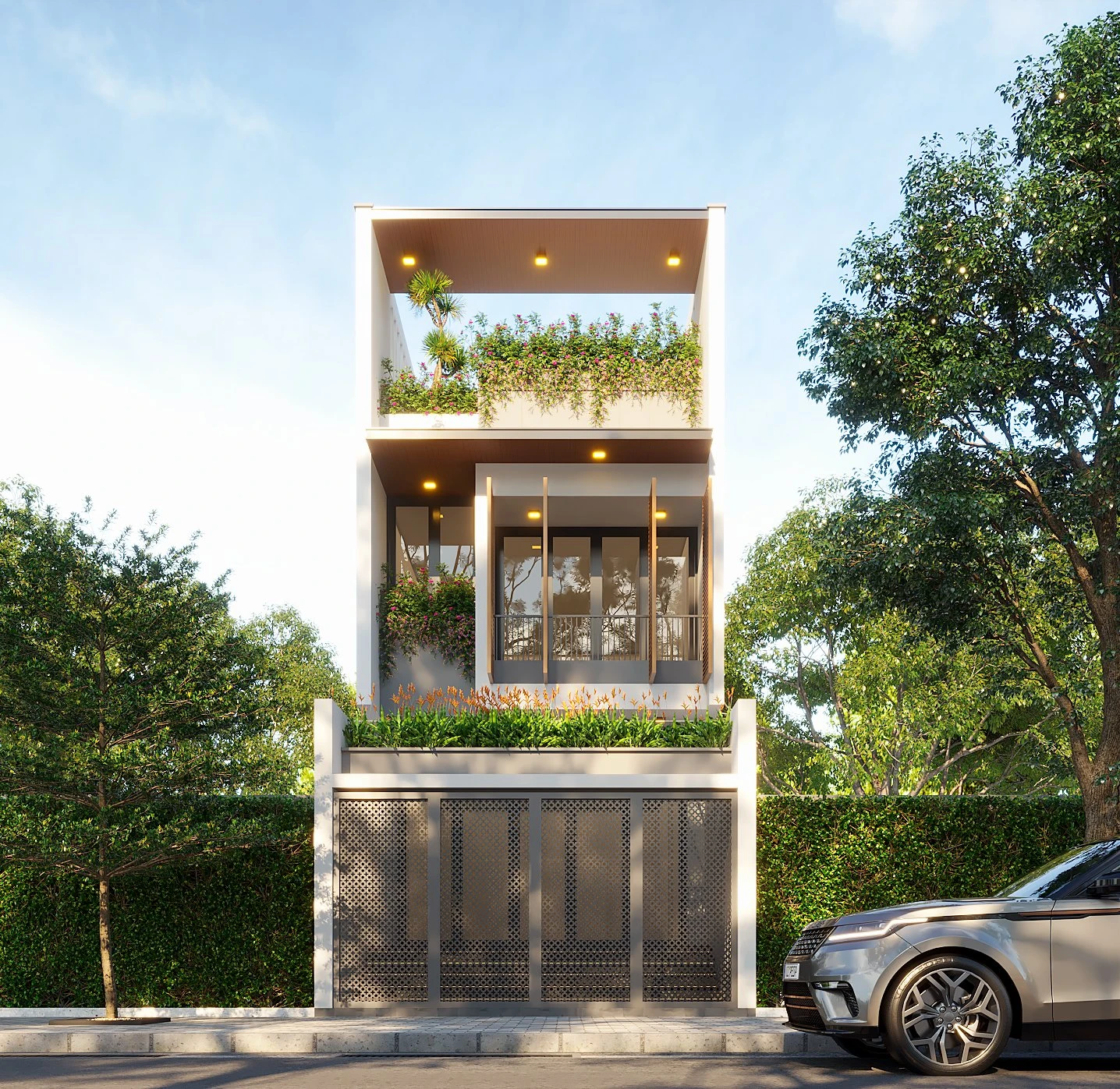 Exterior Modern Enscape Model Free Download ID 101000329 (Trung Nguyen)