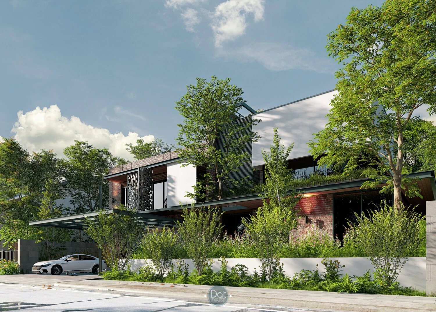 Exterior Modern Enscape Sketchup Model Free Download ID 101000291 (Dat Houzz)