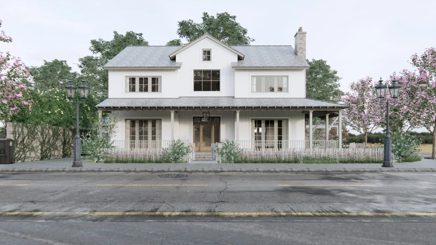 Exterior Modern Enscape Sketchup Model Free Download ID 101000361 (Nguyen Anh Duc)