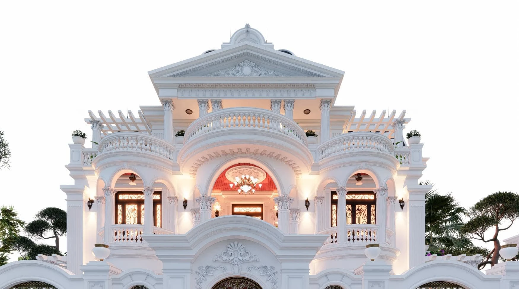 Exterior Modern Enscape Sketchup Scene Download ID 101000498 (Minh Toan)