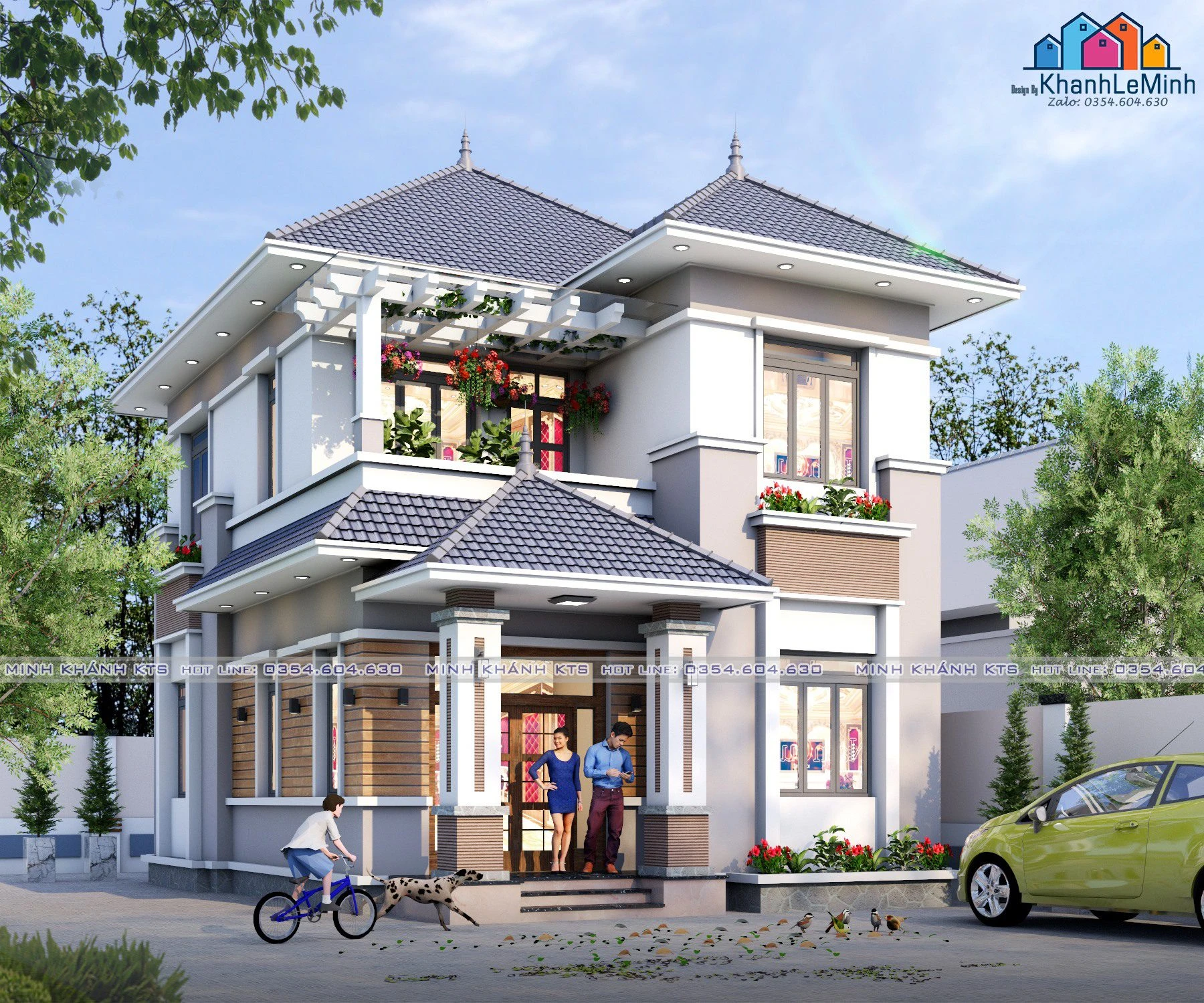 Exterior Modern Free Sketchup Models Download ID 101000666 (Khanh)