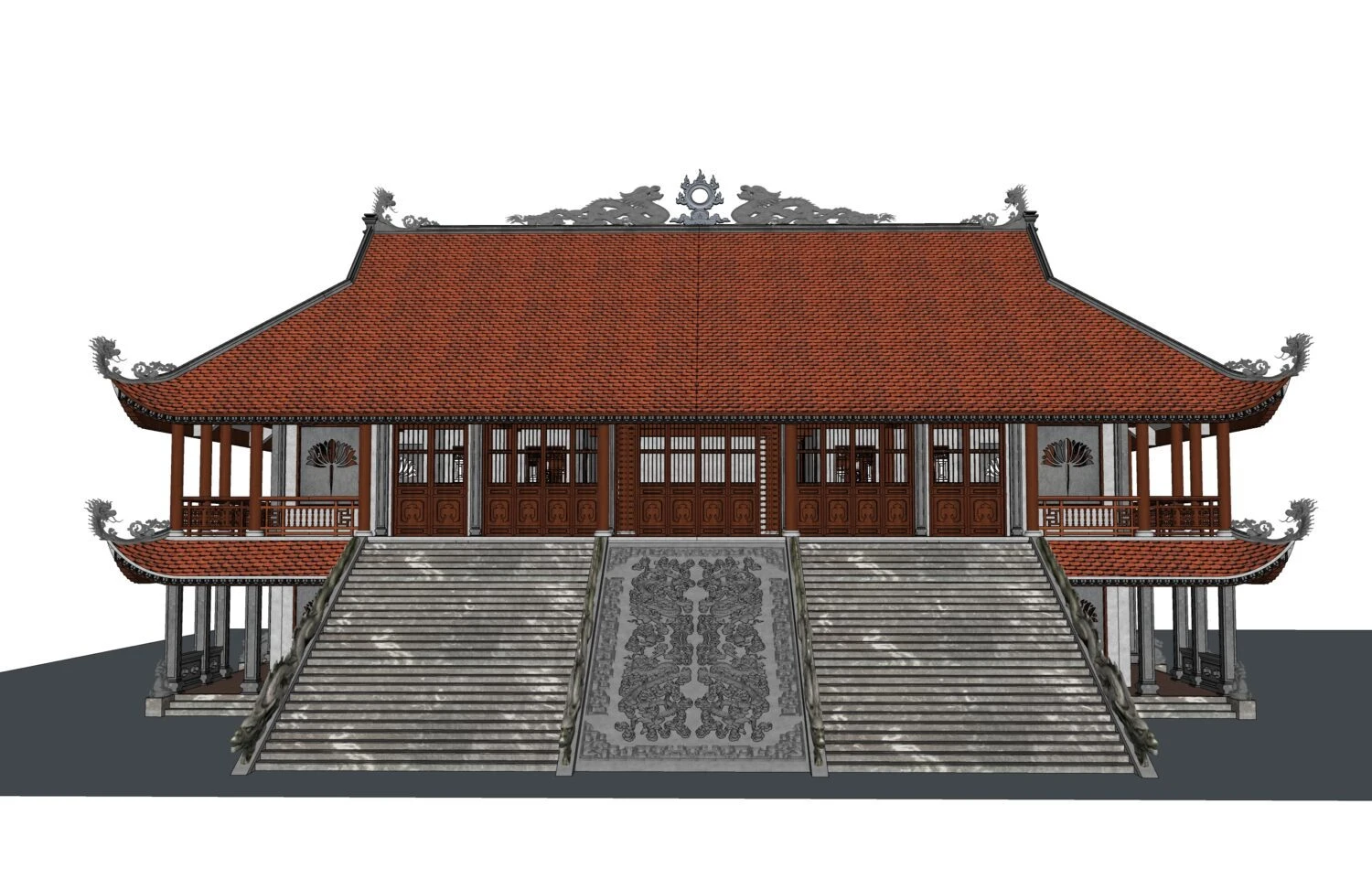 Exterior Modern Free Sketchup Models ID 101000362 (Dang Nam Phong)