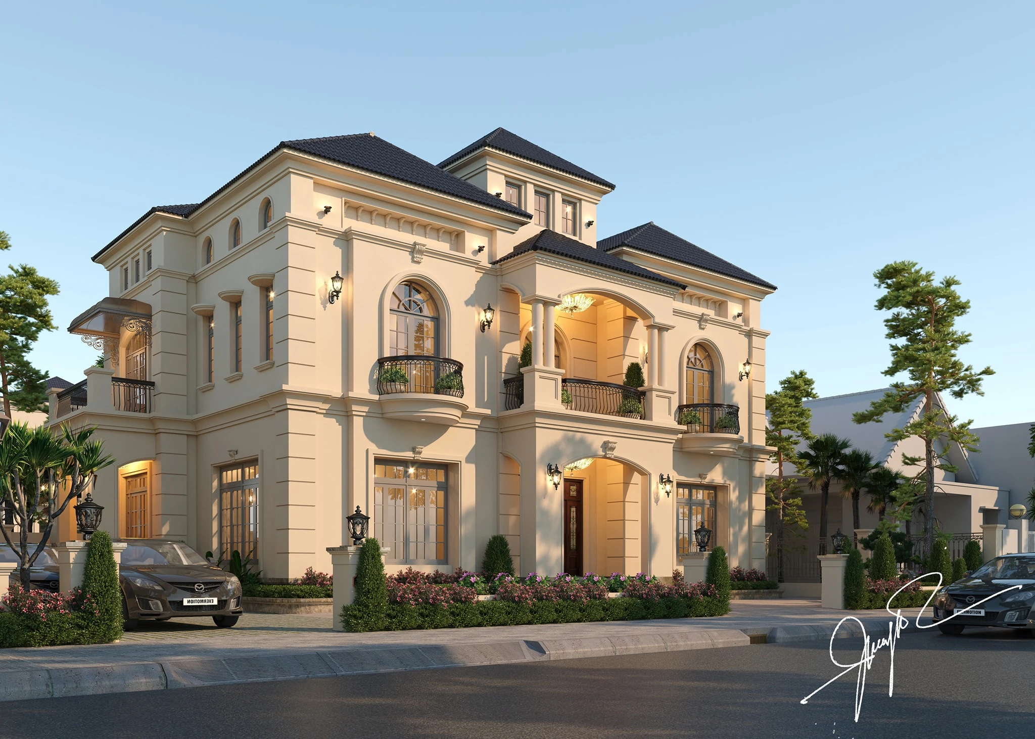 Exterior Modern Free Sketchup Models ID 101000482 (Kts Nguyen Viet)