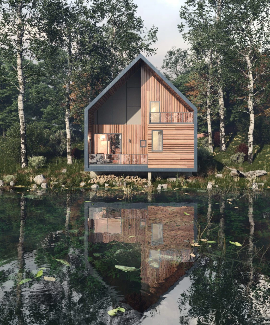 Exterior Modern Free Sketchup Models ID 101000712 (Dieu Ly)