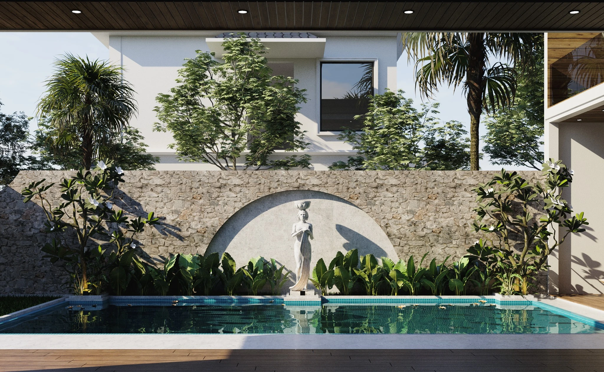 Exterior Modern Free Sketchup Scene ID 101000457 (Ty Nguyen)