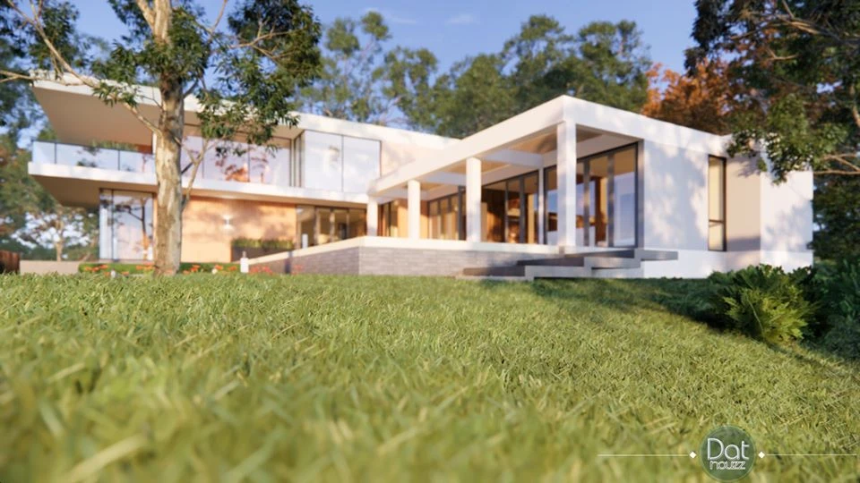 Exterior Modern Free Sketchup Scene ID 101000707 (Dat Houzz)