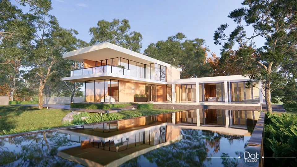 Exterior Modern Free Sketchup Scene ID 101000707 (Dat Houzz)