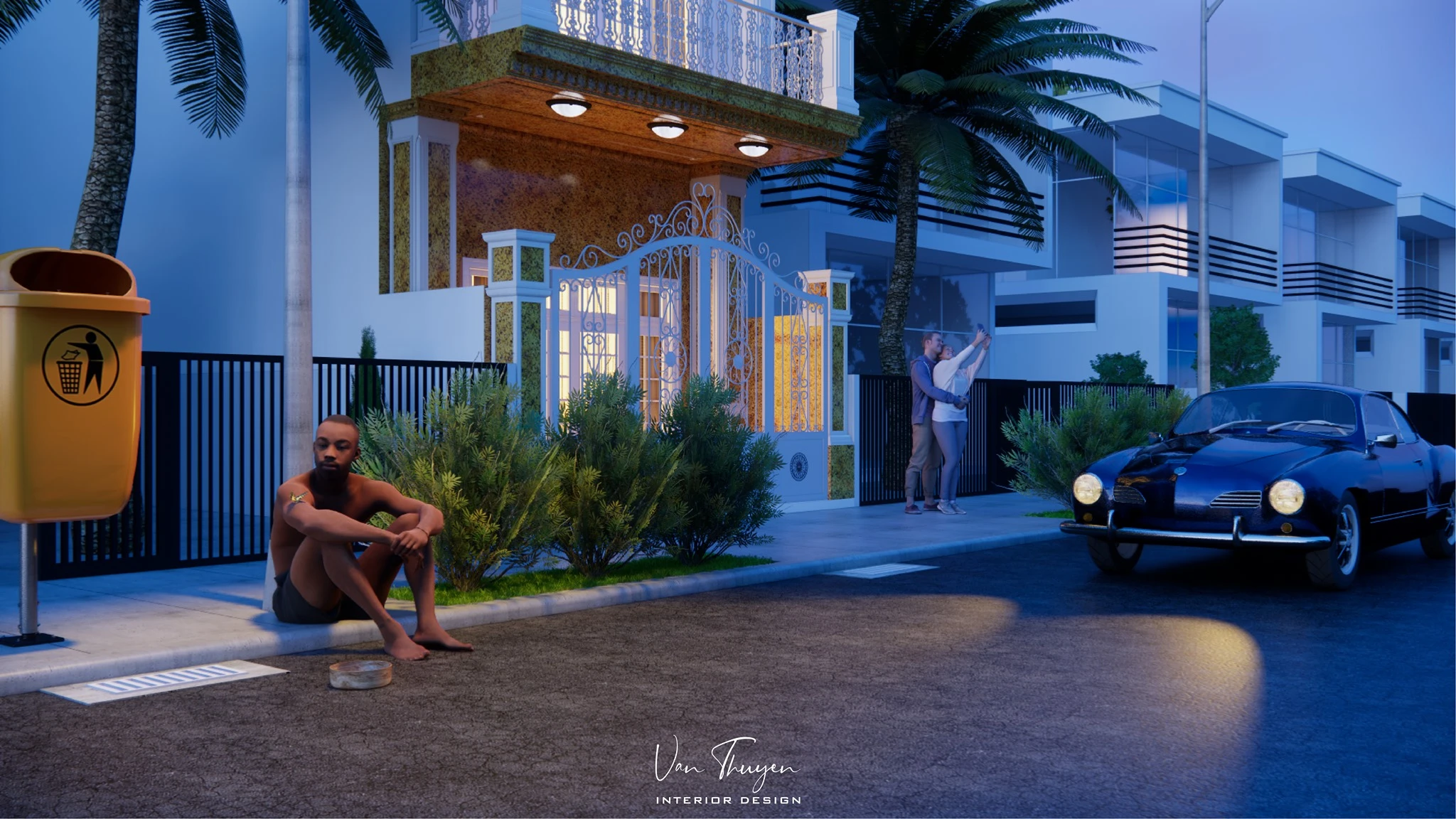 Exterior Modern Sketchup 3d Models Free Download ID 101000604 (Le Nguyen Van Thuyen)