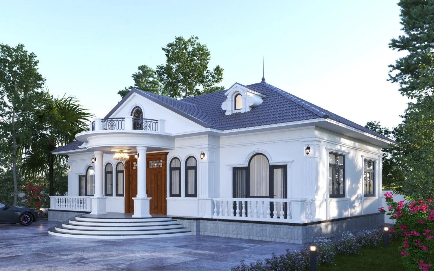 SketchUp Free Exterior Modern Sketchup Scene Download ID 101000278 (Dung Huy)