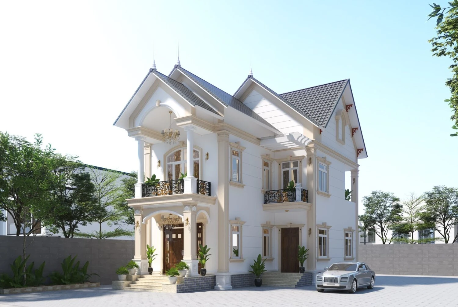 Exterior Modern Sketchup Scene Download ID 101000308 (Thang Nguyen)