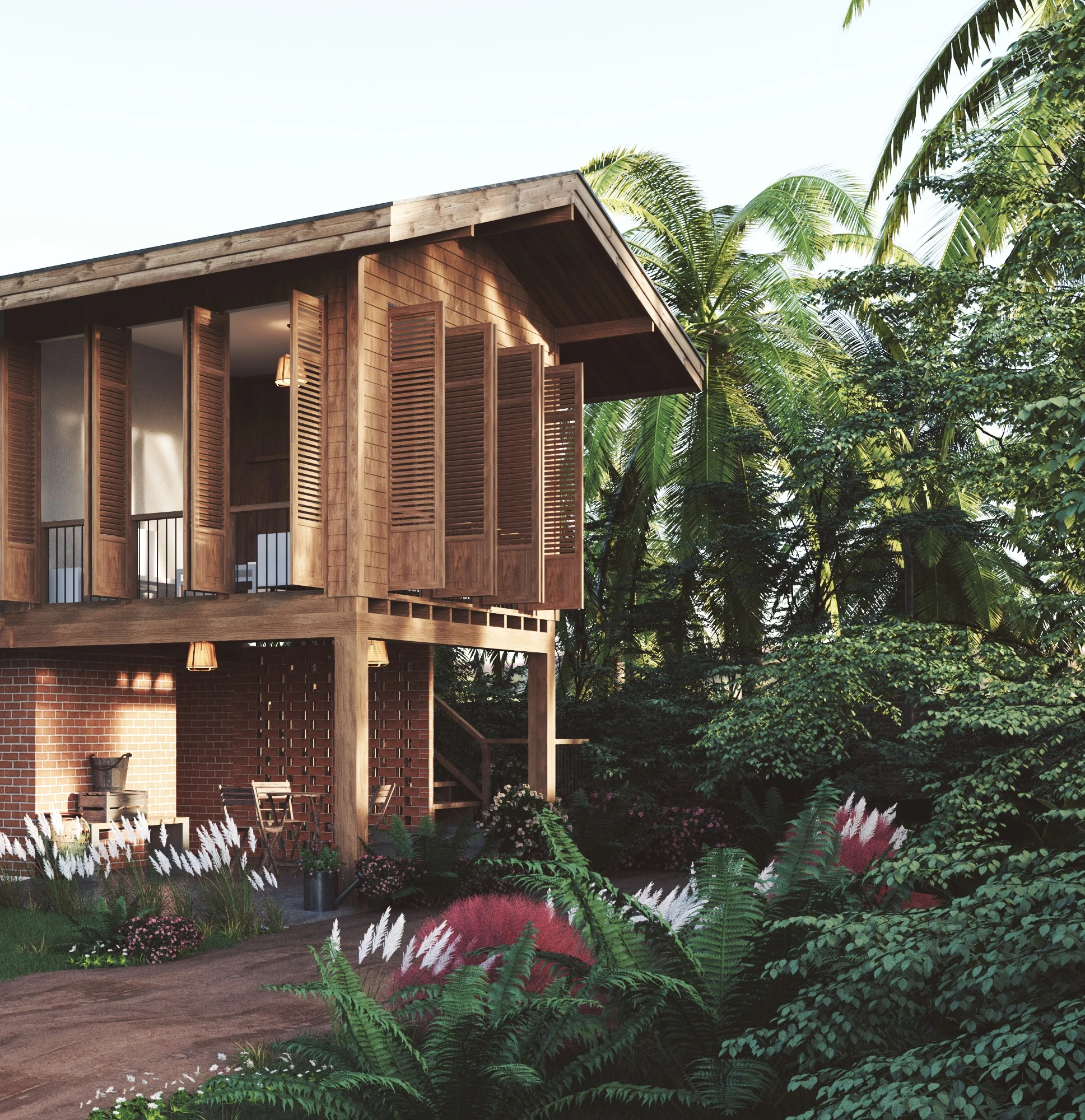 Exterior Modern Sketchup Scene Download ID 101000588 (Chi Cong Le)