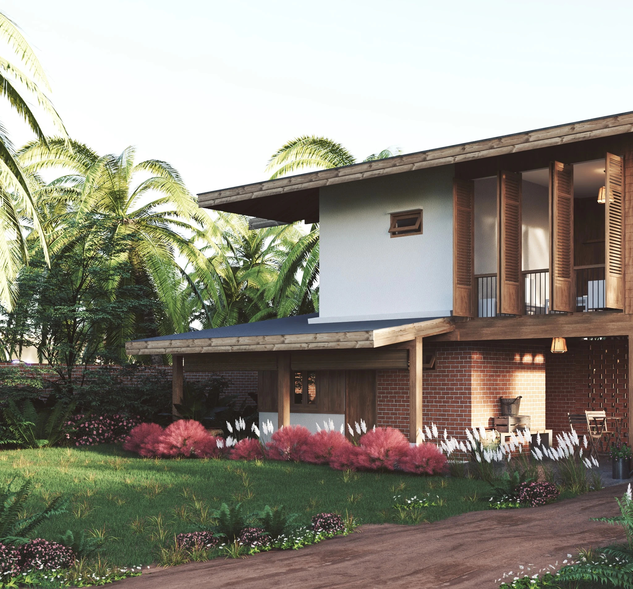 Exterior Modern Sketchup Scene Download ID 101000588 (Chi Cong Le)