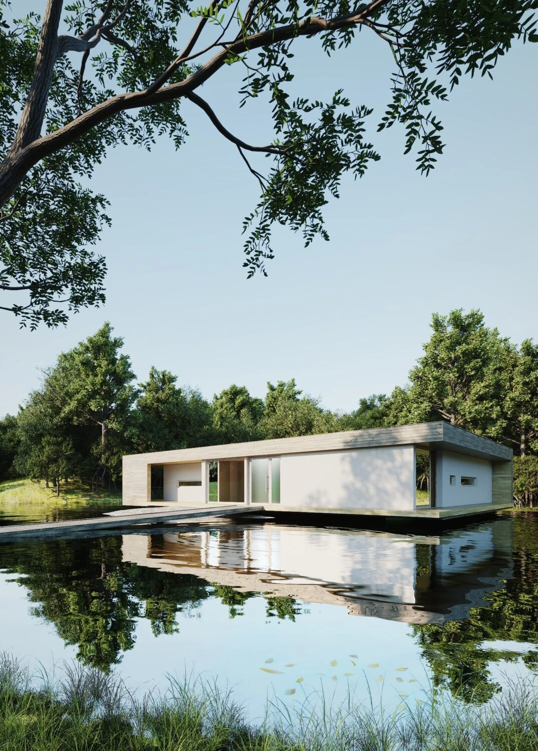 Exterior Modern Vray Free Sketchup Models Download ID 101000286 (Ngo Tuan)