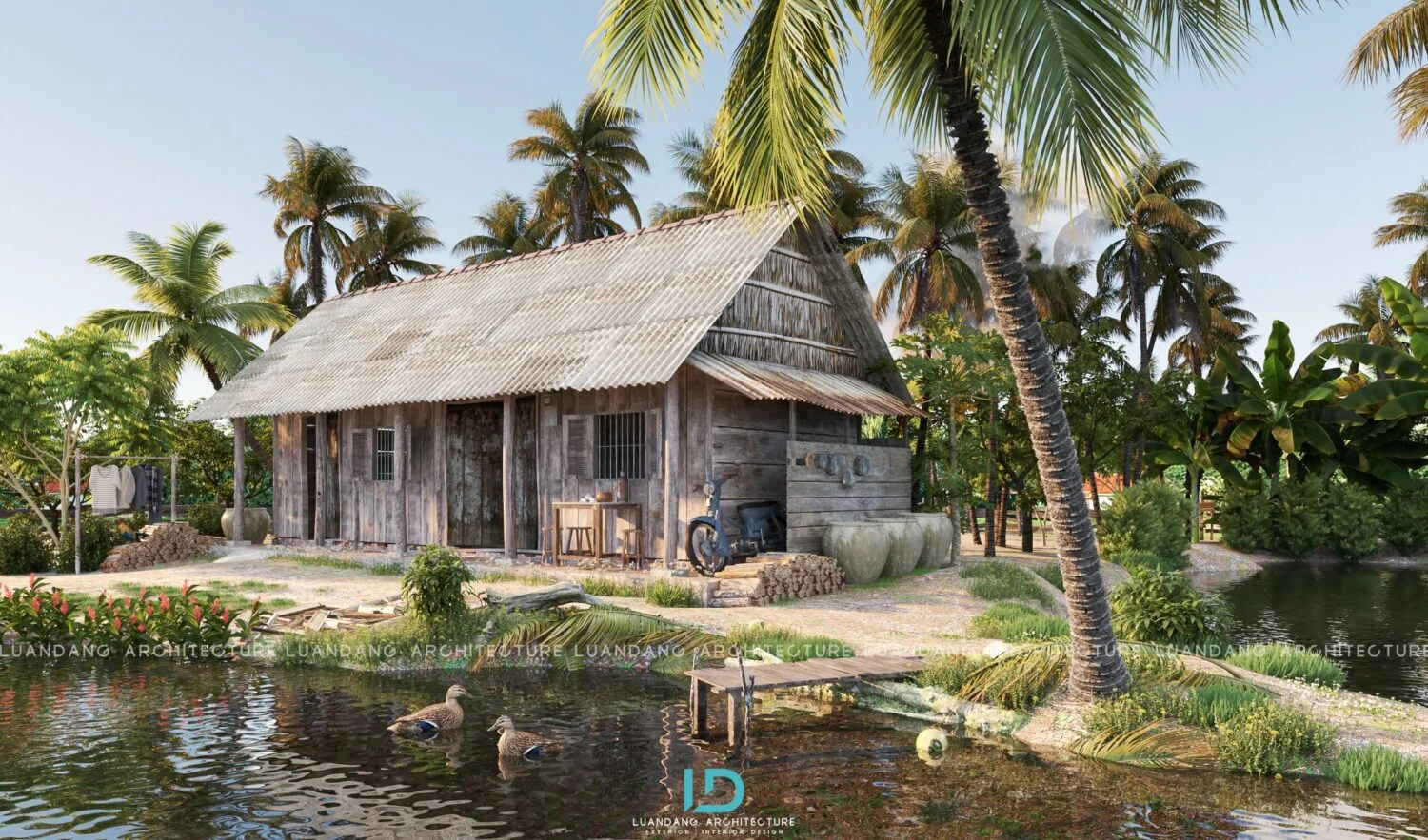 Exterior Modern Vray Free Sketchup Models Download ID 101000316 (Luan Luan)