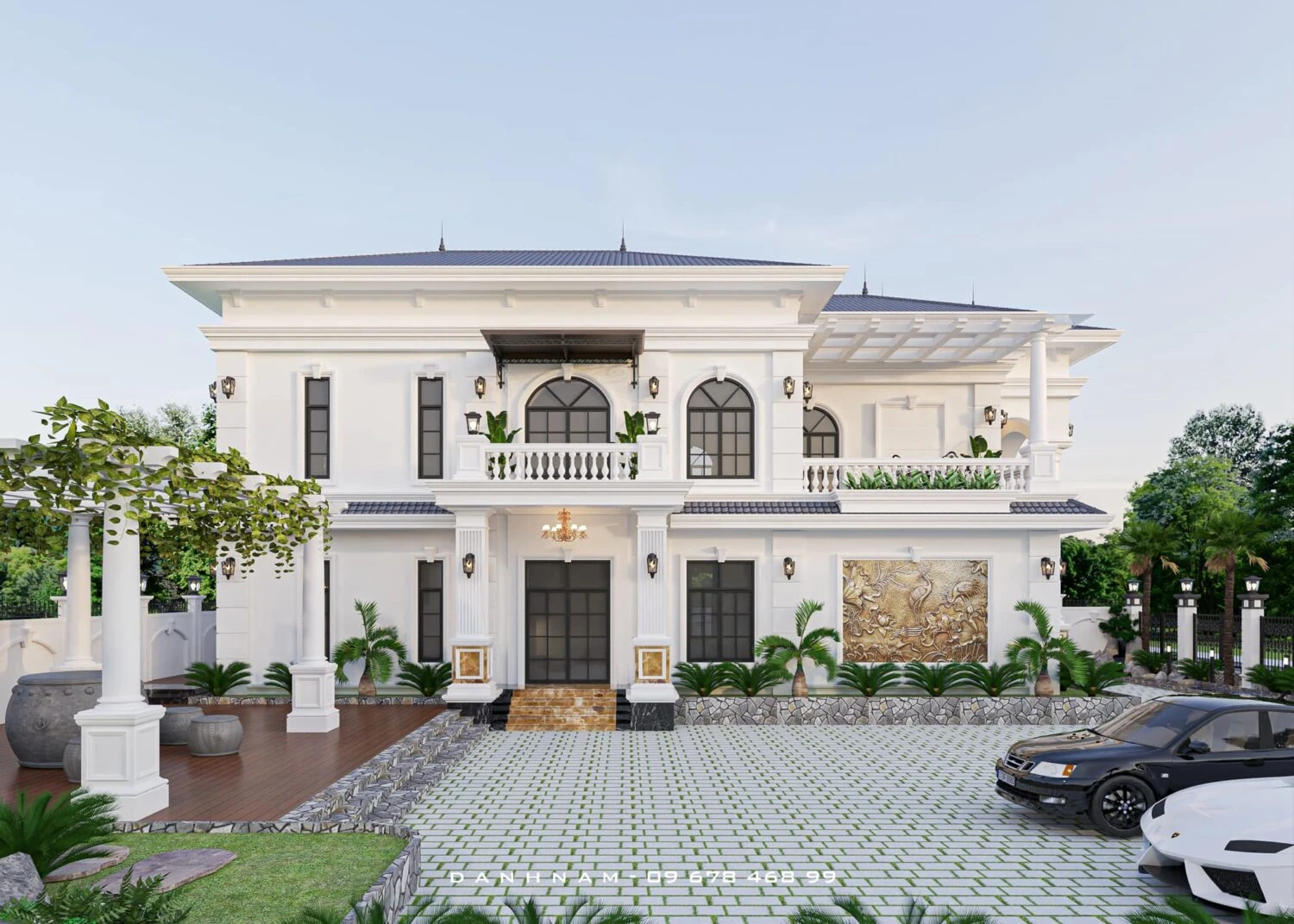 Exterior Modern Vray Free Sketchup Models ID 101000342 (Danh Nam)