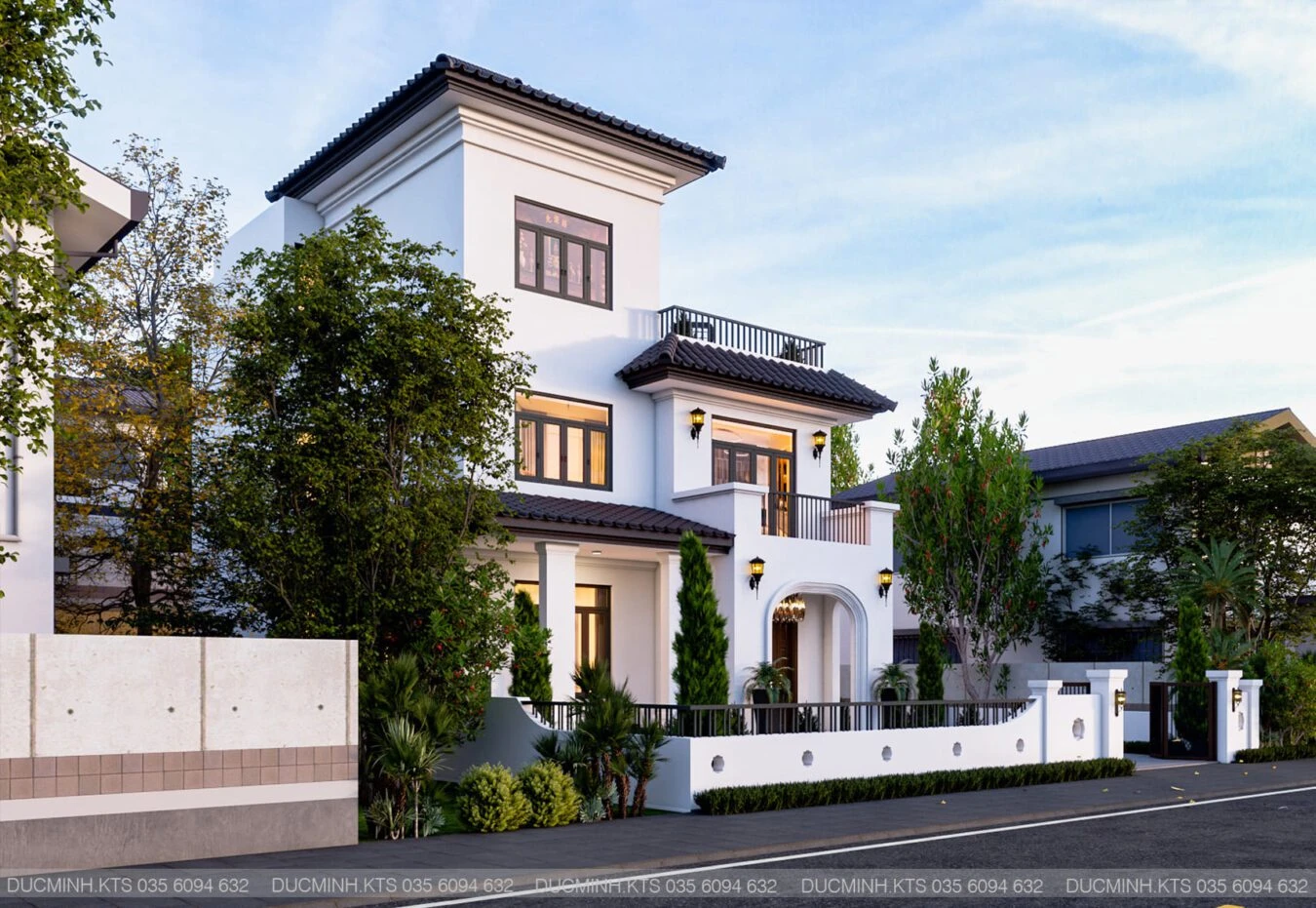 Exterior Modern Vray Free Sketchup Models ID 101000382 (Do Duc Minh)