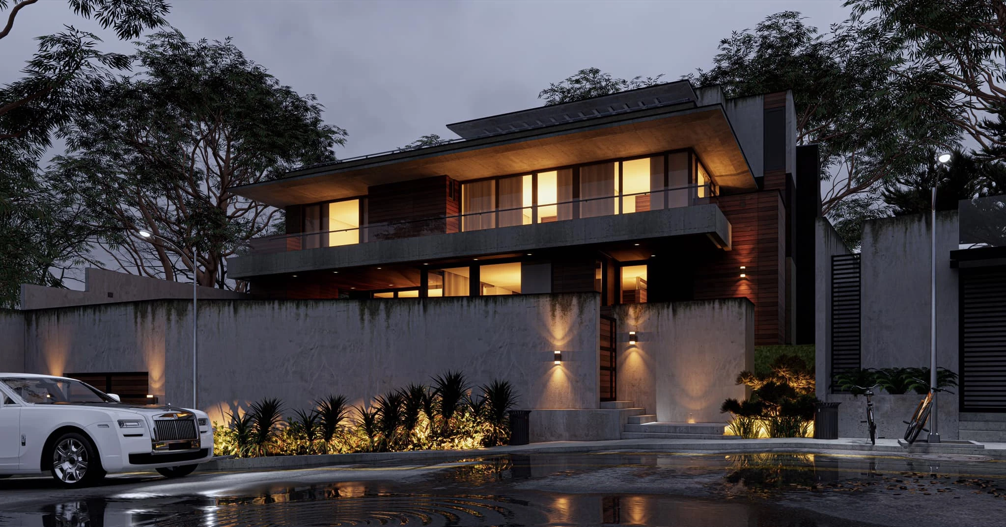Exterior Modern Vray Sketchup 3d Models Free Download ID 101000504 (Minh Toan)