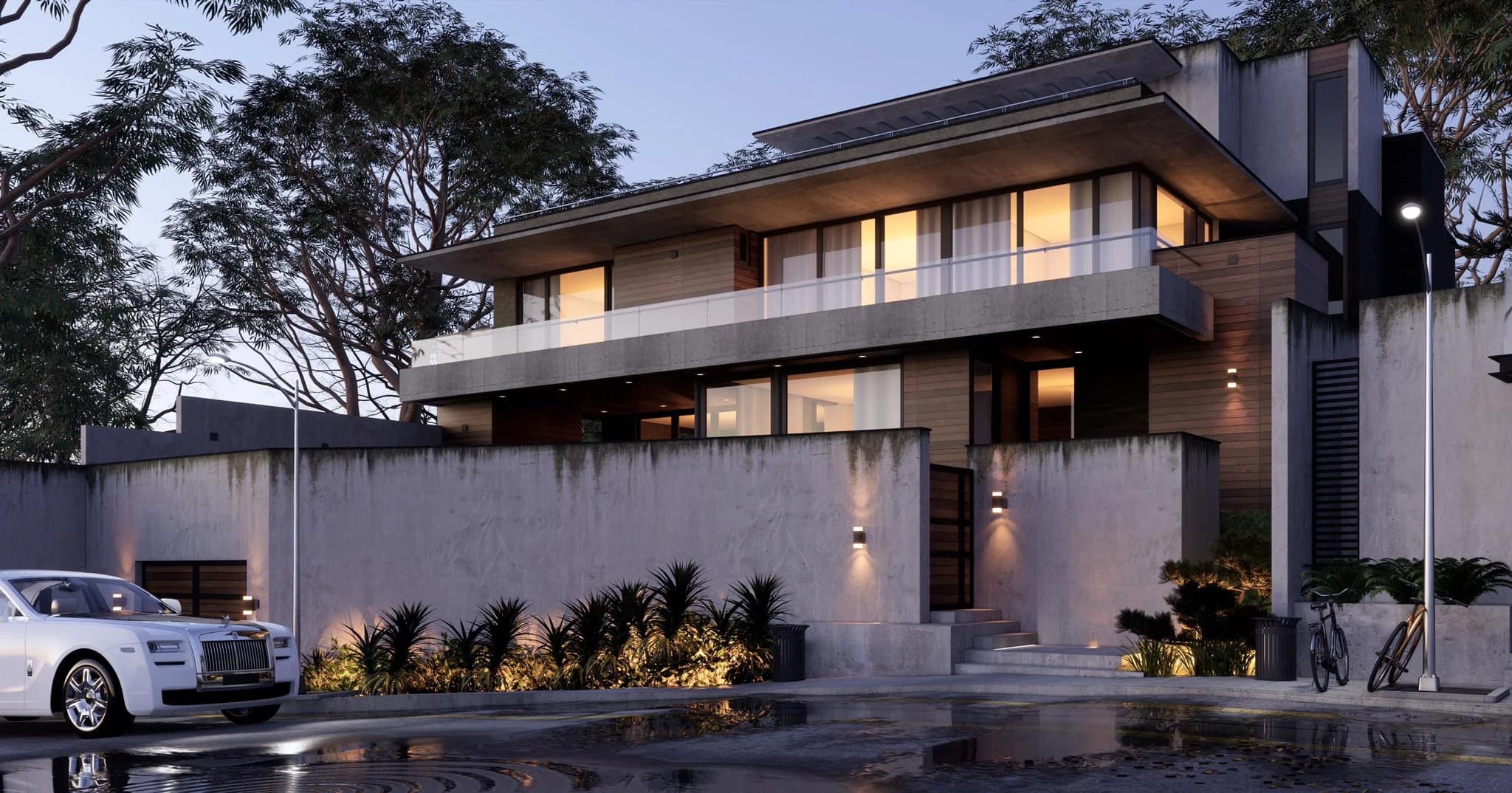 Exterior Modern Vray Sketchup 3d Models Free Download ID 101000504 (Minh Toan)