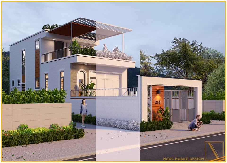 SketchUp Free Exterior Modern Vray Sketchup Model Free Download ID 101000691 (Toan Nguyen)