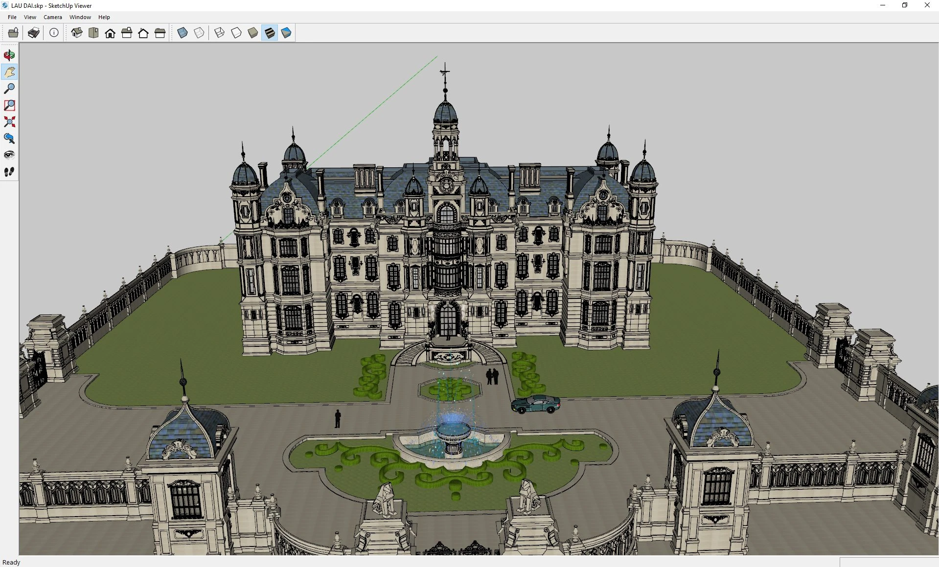 SketchUp Free Exterior Neo Classic Enscape Free Sketchup Models ID 101000512 (Cuong Covua)
