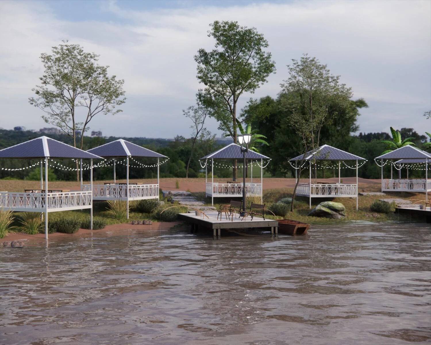 Exterior Sketchup 3d Models Free Download Modern ID 101000354 (Vo Thanh Cong)