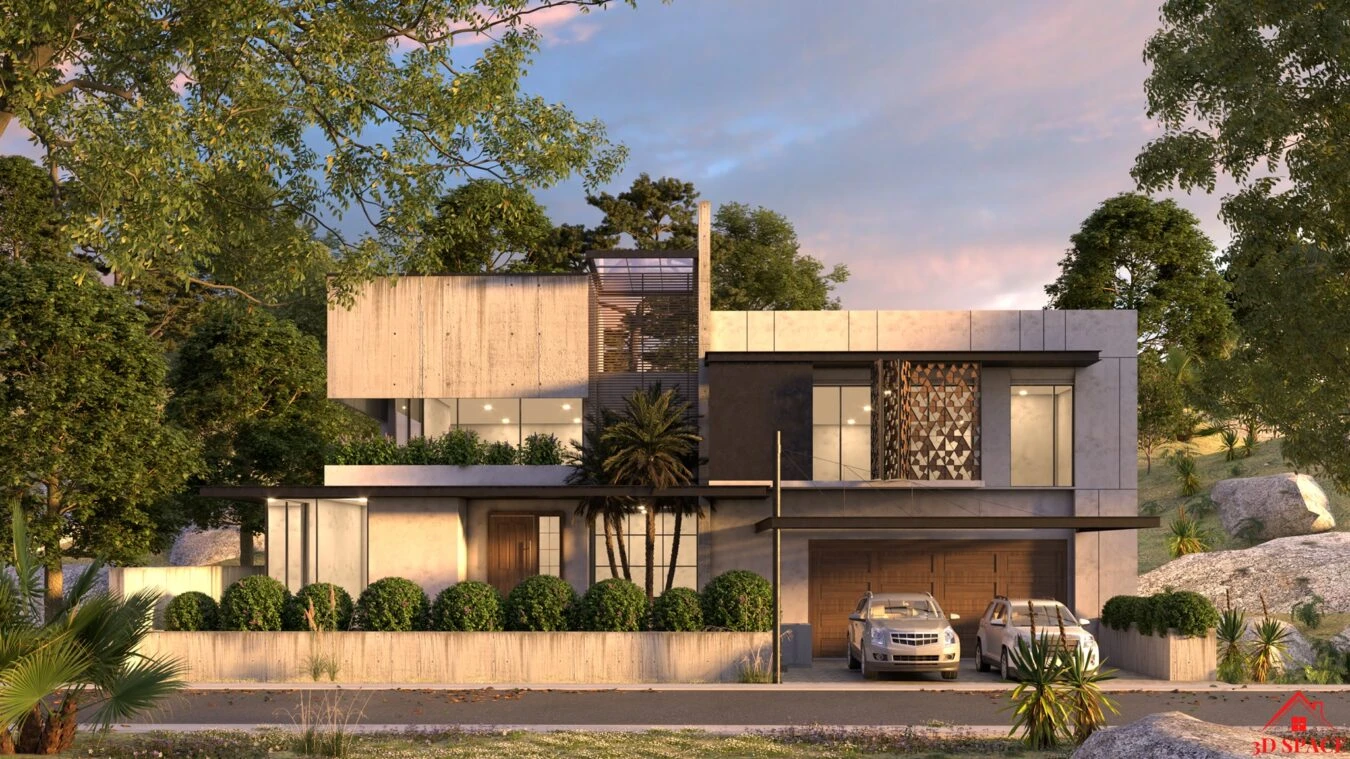 Exterior Sketchup 3d Models Free Download Modern ID 101000414 (Tran Nam)